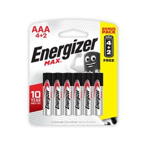Energizer Battery AAA4+2