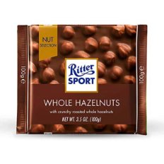 Ritter Sport Chocolate Whole Hazelnut 100gr