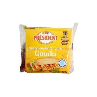 President Slice Cheese Sandwich Gouda 200gr