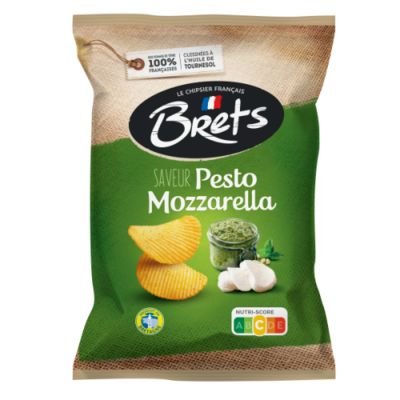 Brets Chips Pesto Mozzarella 125gr