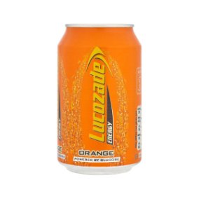 Lucozade orange can 330ml