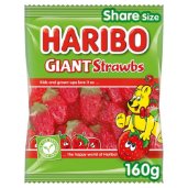 Haribo Gummies Giant Strawbs 140g