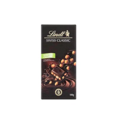 Lindt Dark Chocolate With Hazelnut 100gr