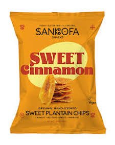 Sankofa Plantain Chips Cinnamon 50gr