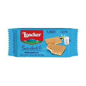 Loacker sandwish vanilla 25gr