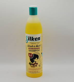 Silken Shampoo Natural Hair Ricin & Shea Butter 500ml