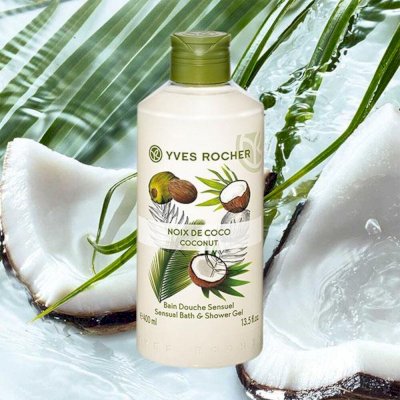Yves Rocher Sensual Bath and Shower Gel Coconut 400ml