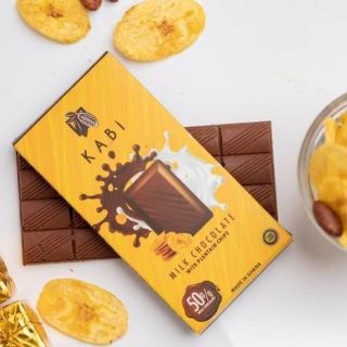 Kabi Milk Chocolate With Plantain Chips 50gr