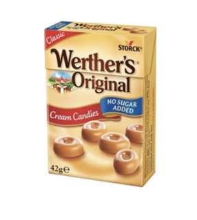 Werthers Cream Candies Original Sugar Free 42gr