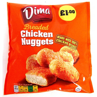 Dima Breaded Chicken Nuggets 190gr