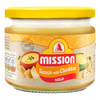 Mission Food Sauce With Cheddar 300gr