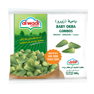 Al Wadi Frozen Okra 400gr