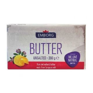 Emborg Butter Unsalted 200gr