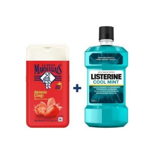 Listerine Mouth Wash Mint 250ml + Shower Gel