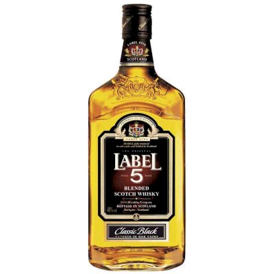 Label 5 whiskey 75cl