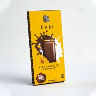 Kabi Milk Chocolate With Plantain Chips 100gr