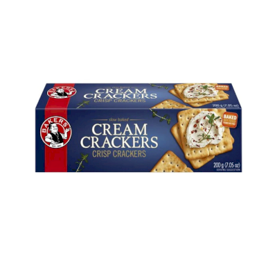 Bakers Cream Crackers 200gr