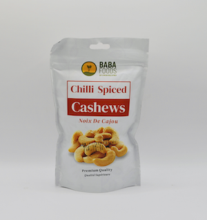 Baba Foods Chilli Spiced Cashews 100gr