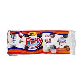 Everpack Fluffy Toilet Roll Unwrapped *10