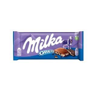 Milka Oreo Milk Chocolate Bar 100gr