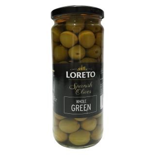 Loreto Green Whole Olives 330gr