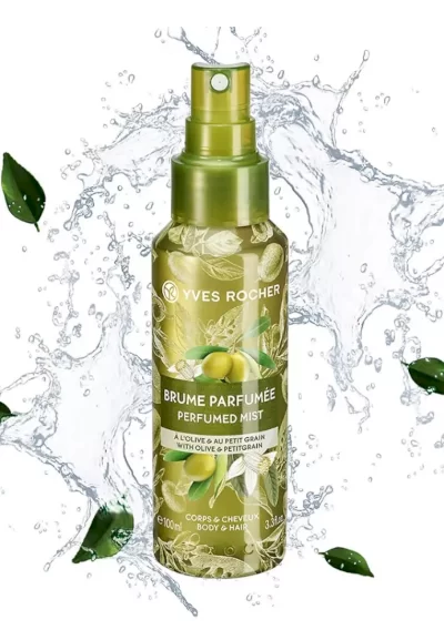 Yves Rocher Relaxing Perfumed Hair and Body Mist Olive Petitgrain 100ml