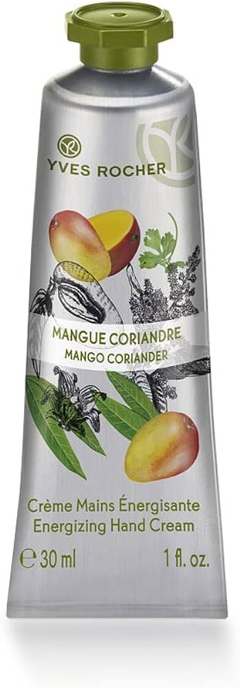 Yves Rocher Energizing Hand Cream Mango Coriander 30ml