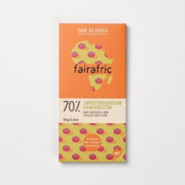 Fairafric dark choco & nut 70% 80gr
