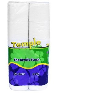 Temple Toilet Roll Unwrapped *10