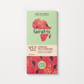 Fairafric choco & hazelnut 80gr