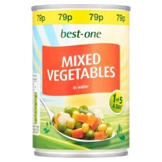 Best One Mixed Vegetables 300gr