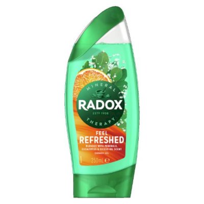 Radox shower gel refreshed 250ml